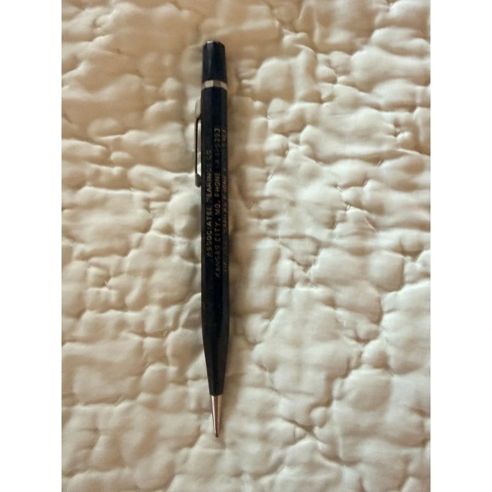 Vintage Autopoint Mechanical‎ Pencil Associated Bearings Co Kansas City Black